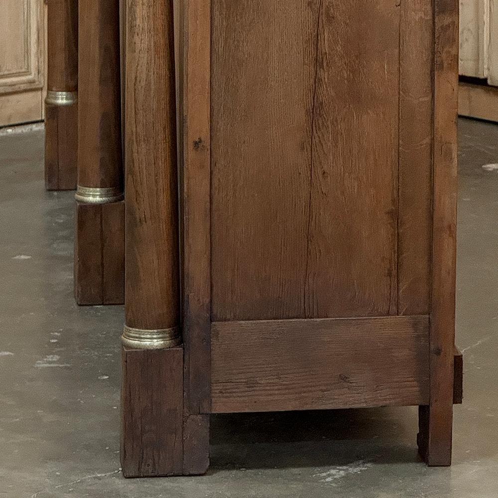 Early 19th Century French Empire Period Walnut Grand Buffet For Sale 8