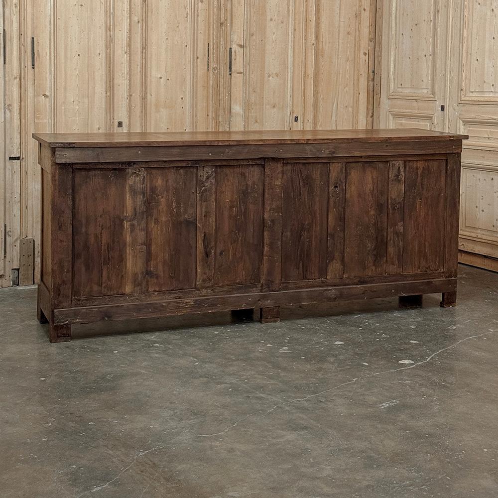 Early 19th Century French Empire Period Walnut Grand Buffet For Sale 15