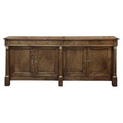 Early 19th Century French Empire Period Walnut Grand Buffet