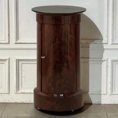 Early 19th Century French Empire to Louis Philippe Mahogany Cabinet ~ Pedestal