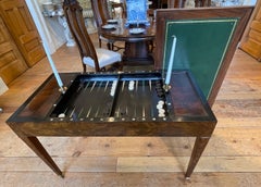 Table de Backgammon Empire Tric Trac du début du 19ème siècle
