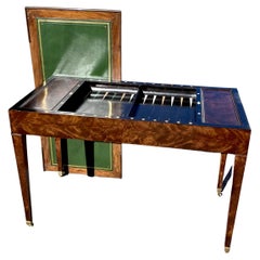 Early 19th Century French Empire Tric Trac Backgammon Table