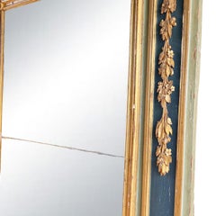 Frühes 19. Jahrhundert Französisch Reich Trumeau Spiegel