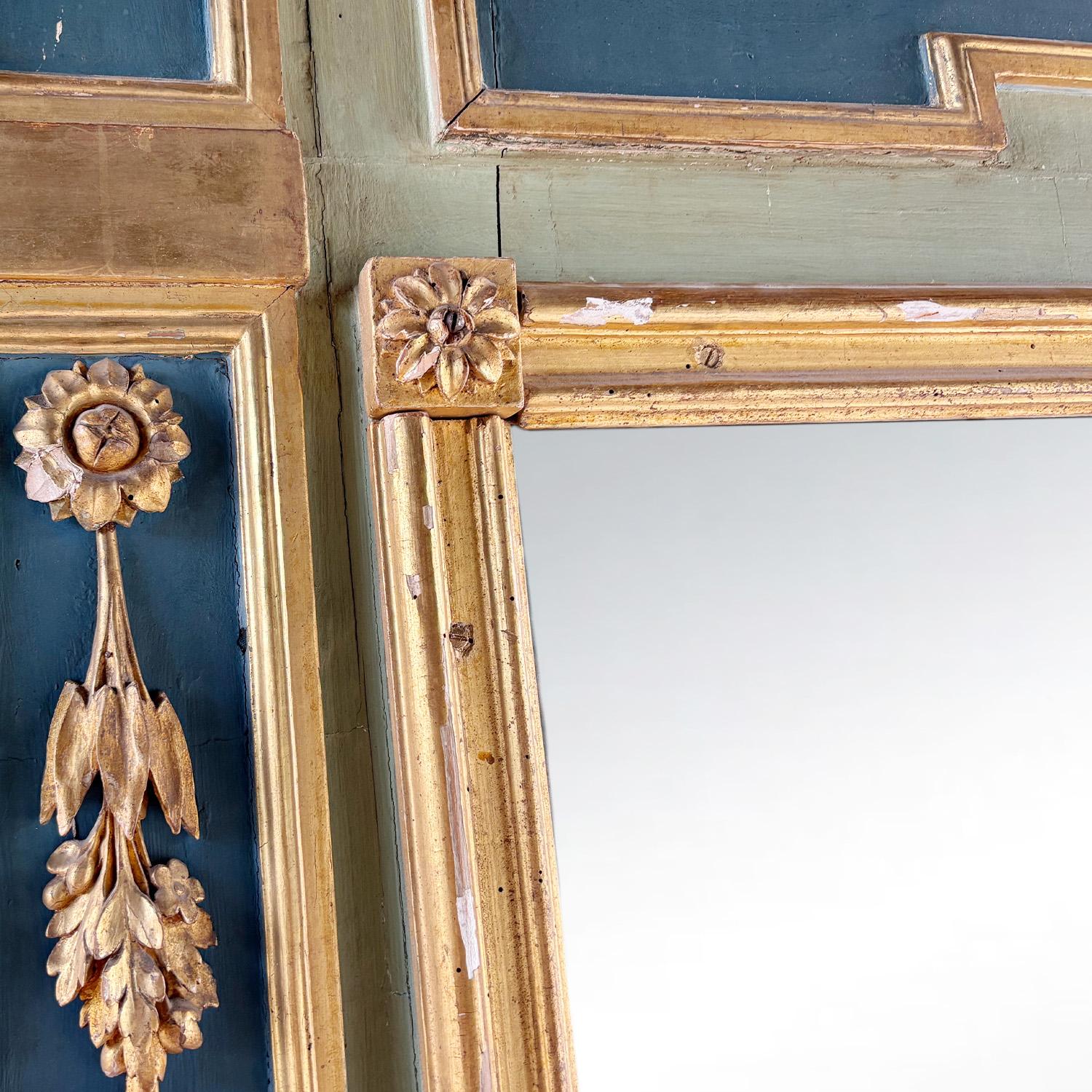 Espejo Trumeau Imperio Francés de principios del siglo XIX en Bueno estado para la venta en West Palm Beach, FL