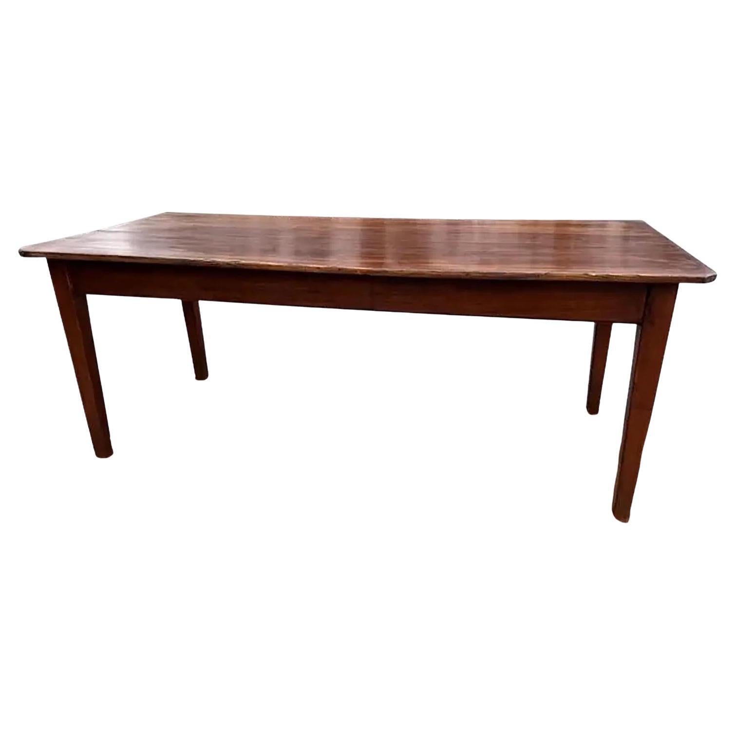 Table de ferme française du début du 19e siècle