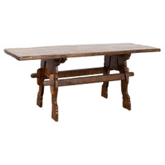 Tavolo da fattoria francese dell'inizio del XIX secolo