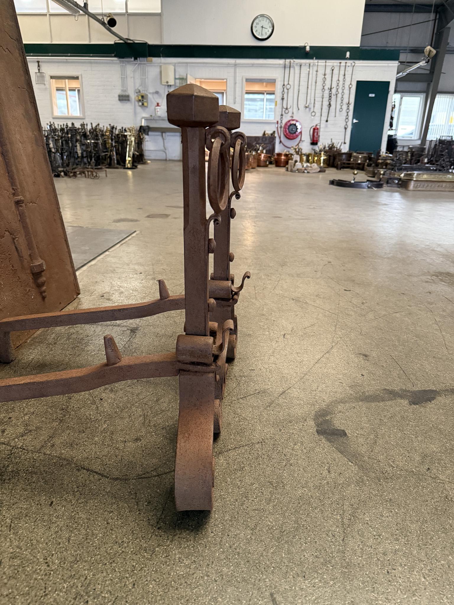 Early 19th Century French Firedogs or Andirons For Sale 10