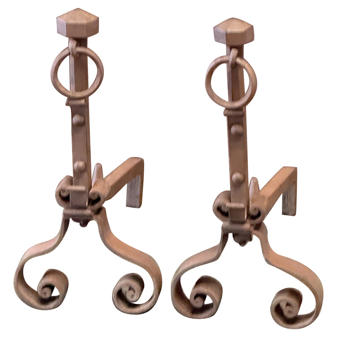 Early 19th Century French Firedogs or Andirons