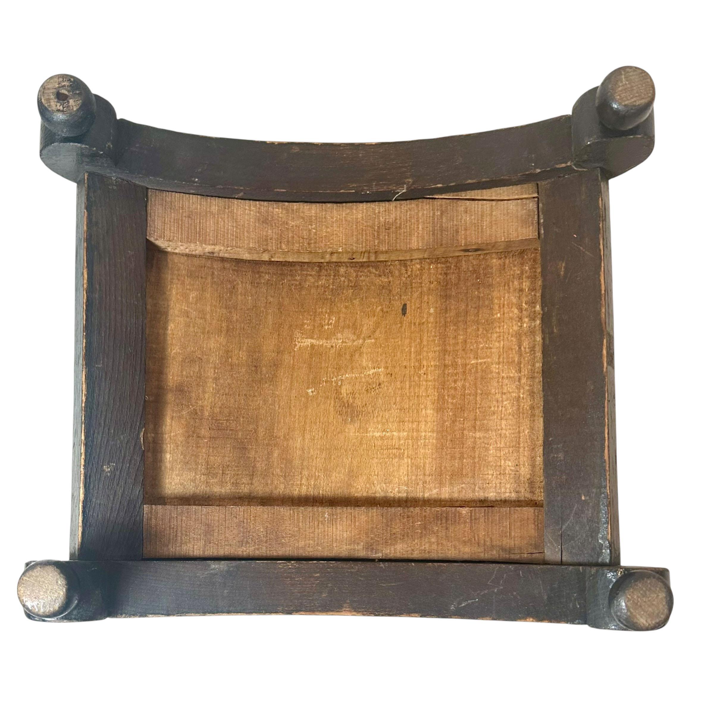 Poggiapiedi francese di inizio Ottocento in Scalamandre in vendita 2