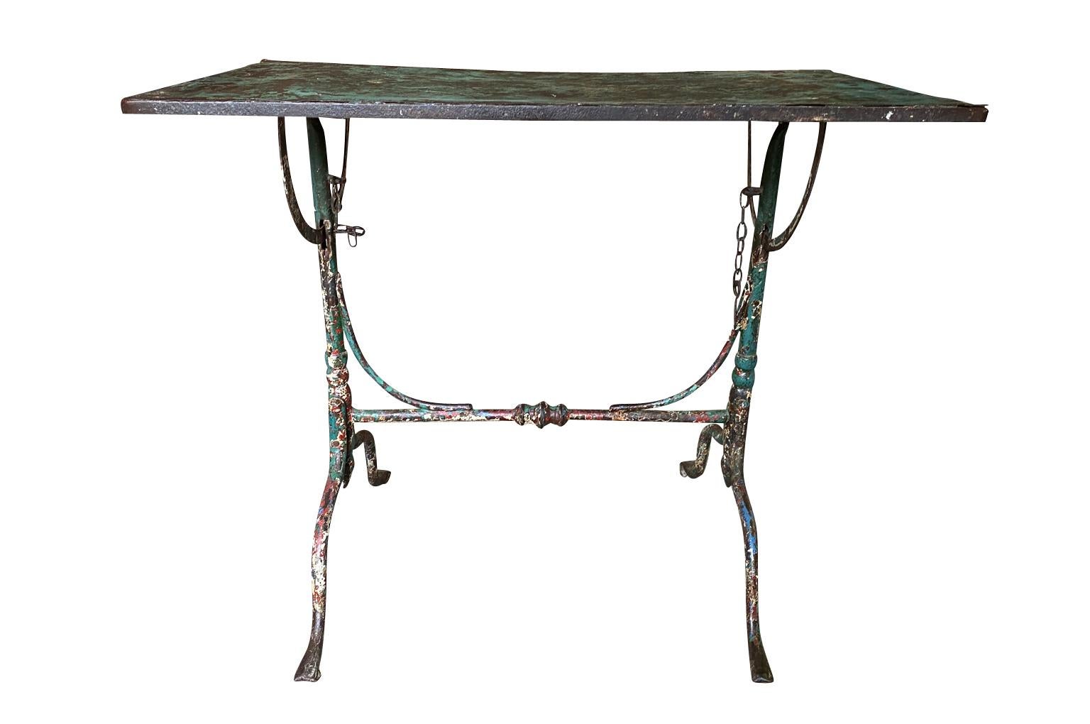 Early 19th Century French Garden Table In Good Condition For Sale In Atlanta, GA