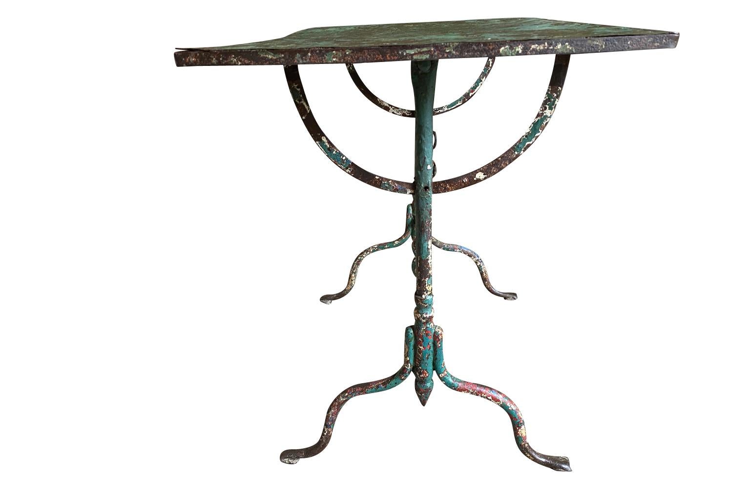 Iron Early 19th Century French Garden Table For Sale