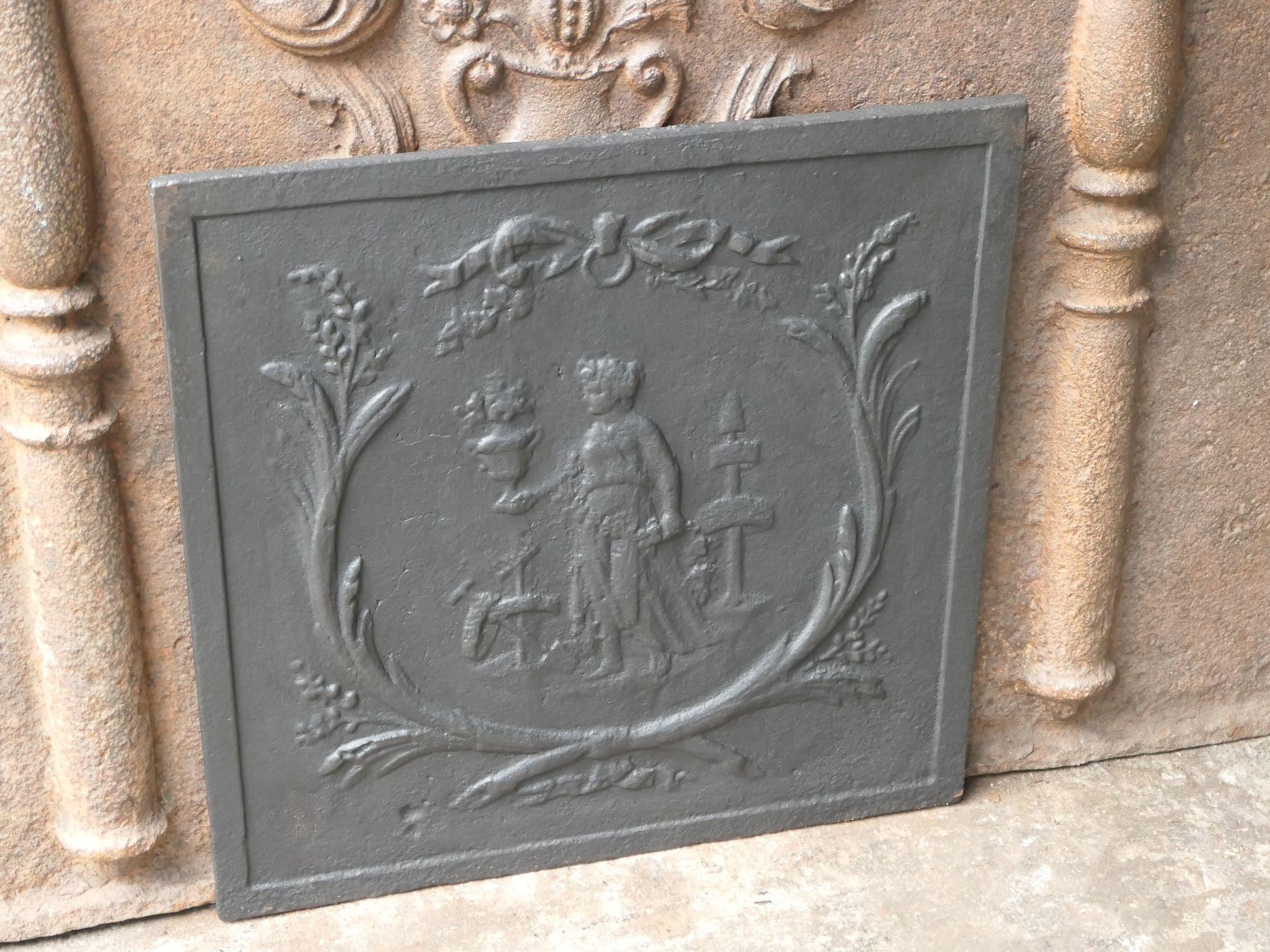 Moulage Plaque de cheminée / dosseret 