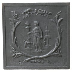 Early 19th Century French 'Gardening' Fireback / Backsplash
