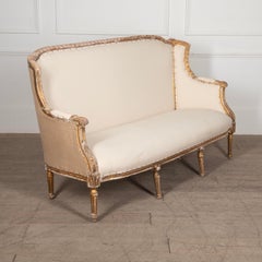 Early 19th Century French Gilded Canape