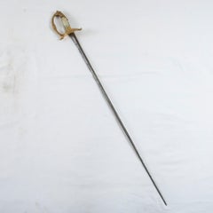 Early 19th Century French Gilt Bronze and Mother of Pearl Ceremonial Sword
