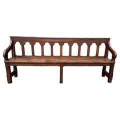 Banc d'entrée français du début du 19e siècle