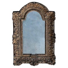 Early 19th century French hand carved mirror