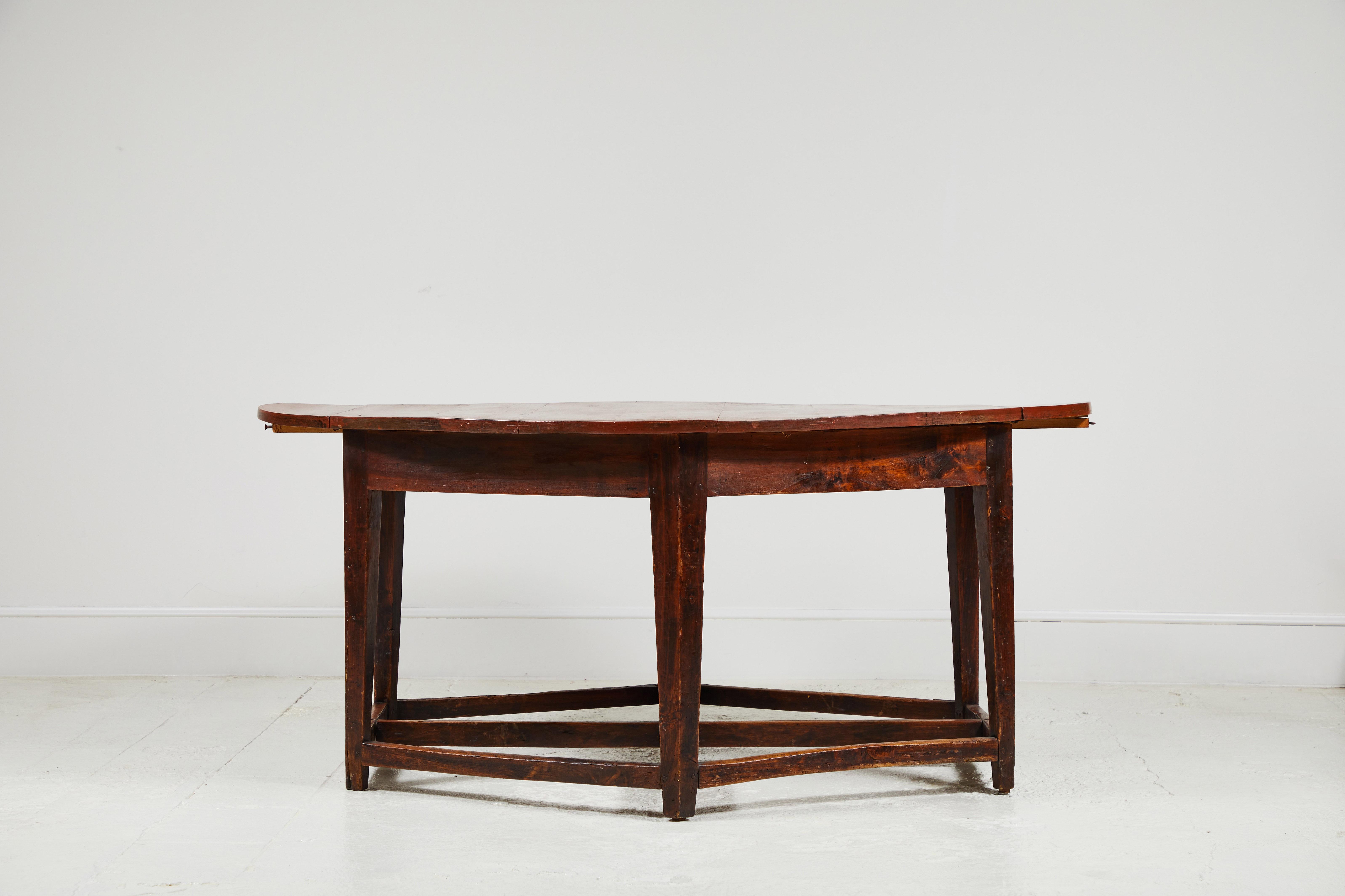 Early 19th Century French Hexagonal Table 2