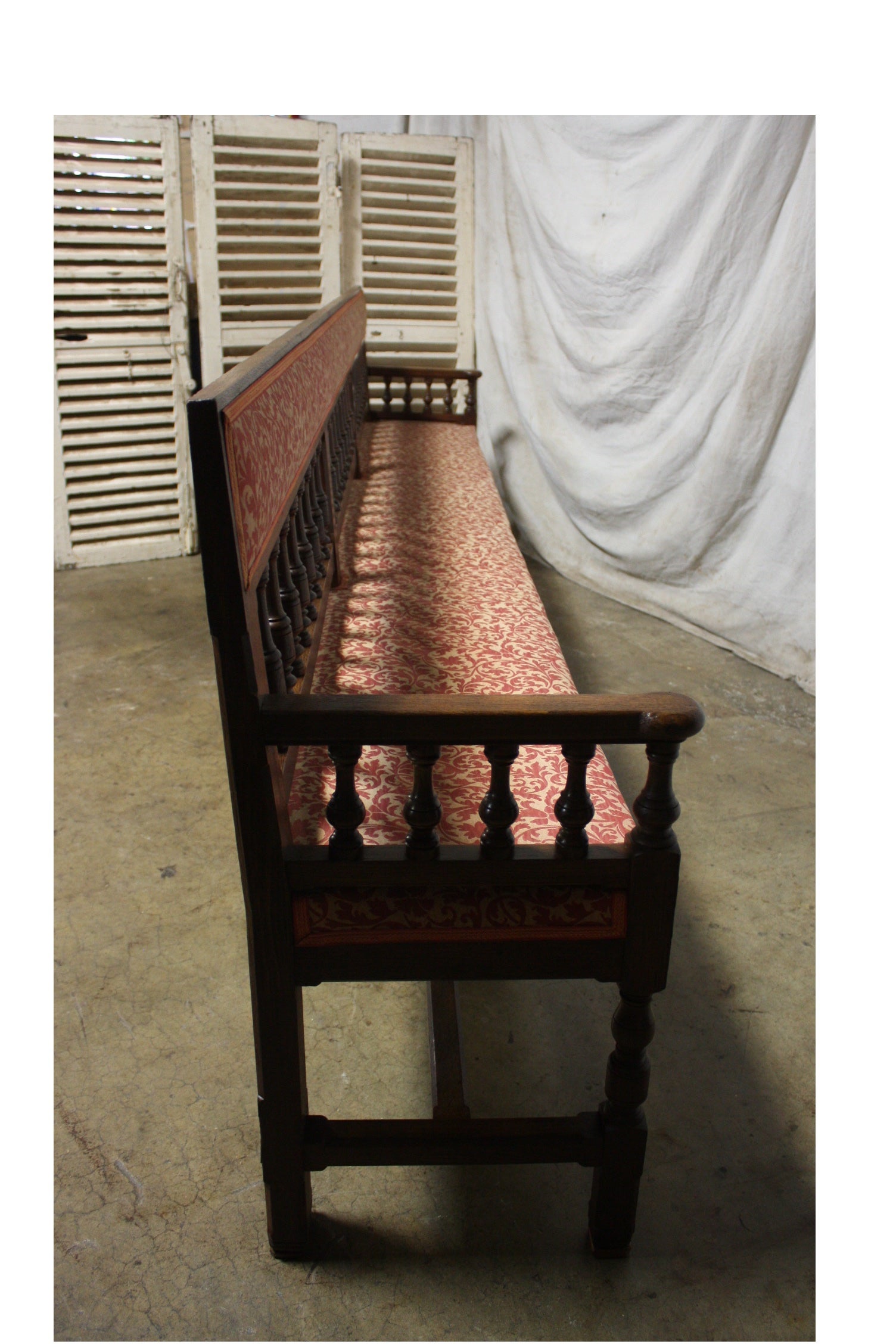 Early 19th Century French Long Bench For Sale 7