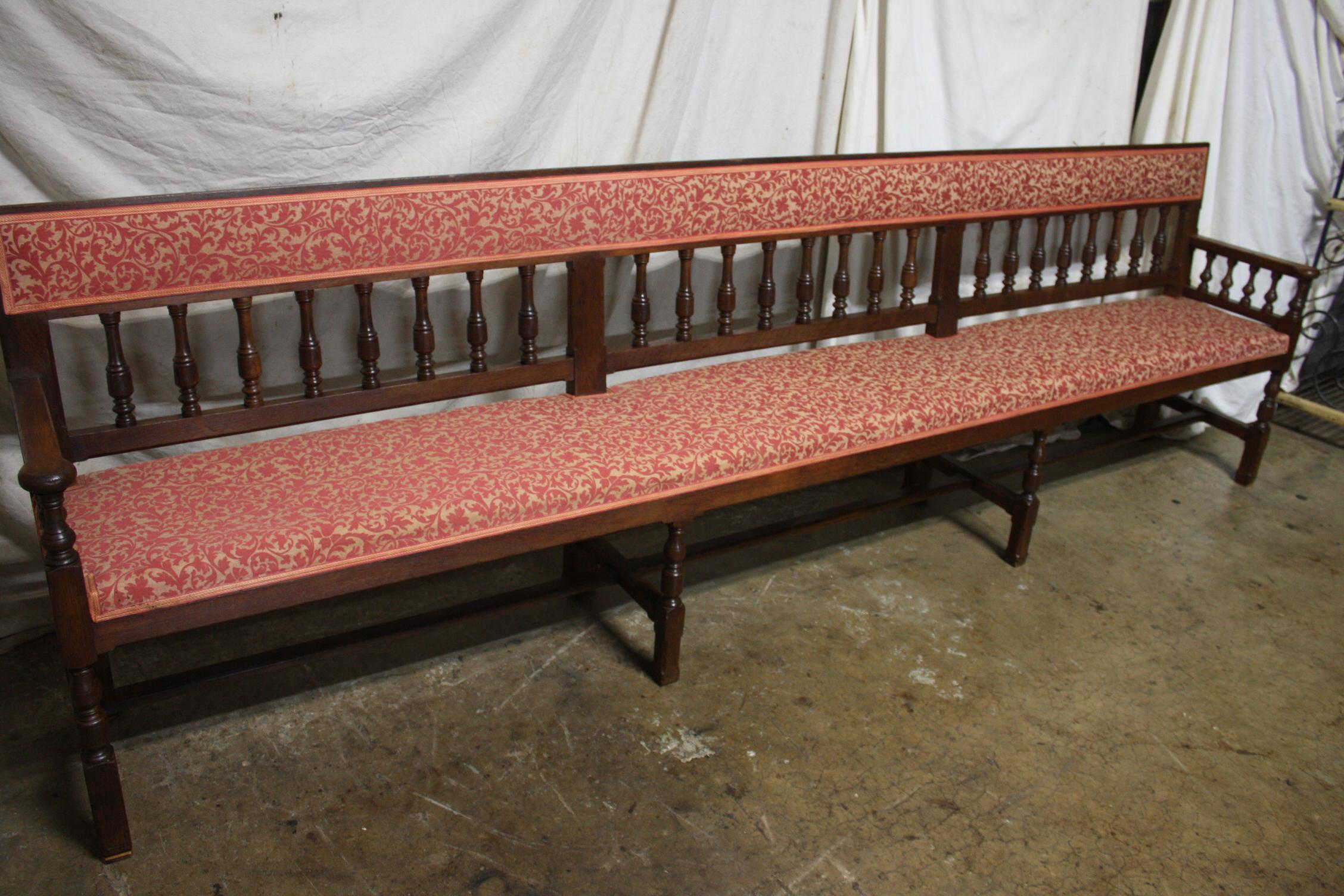 Early 19th Century French Long Bench For Sale 8