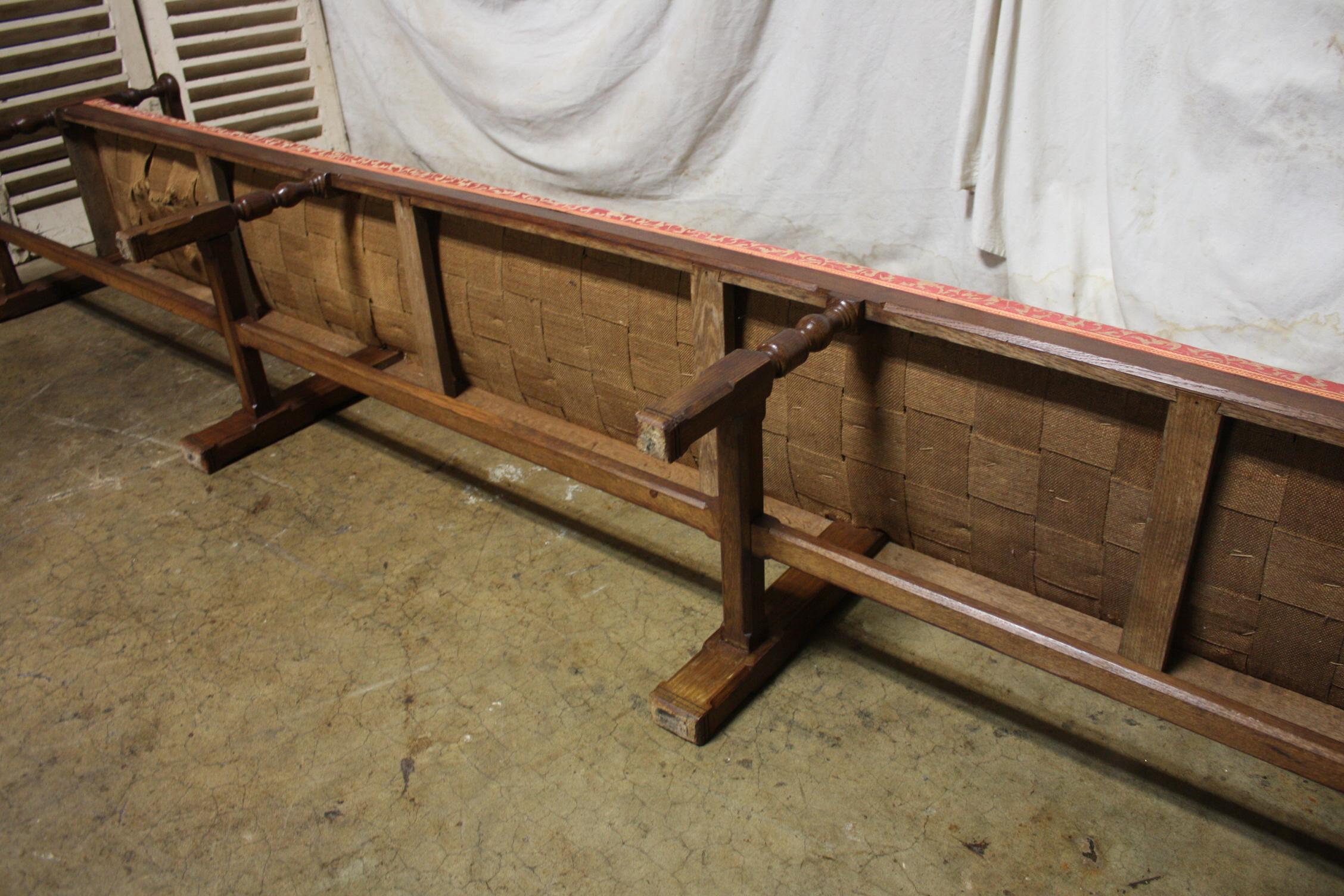 Early 19th Century French Long Bench For Sale 9