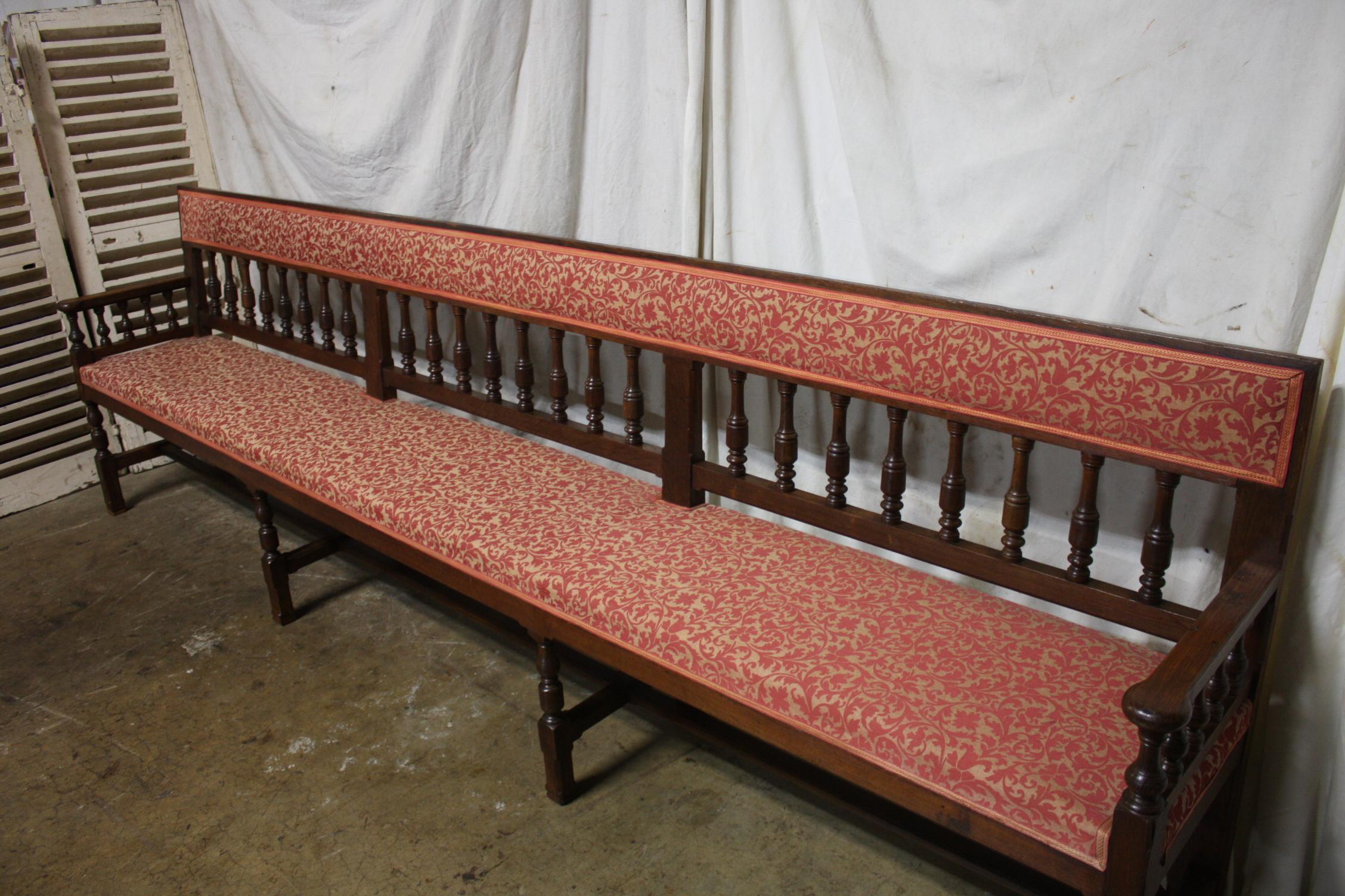 Early 19th Century French Long Bench For Sale 2
