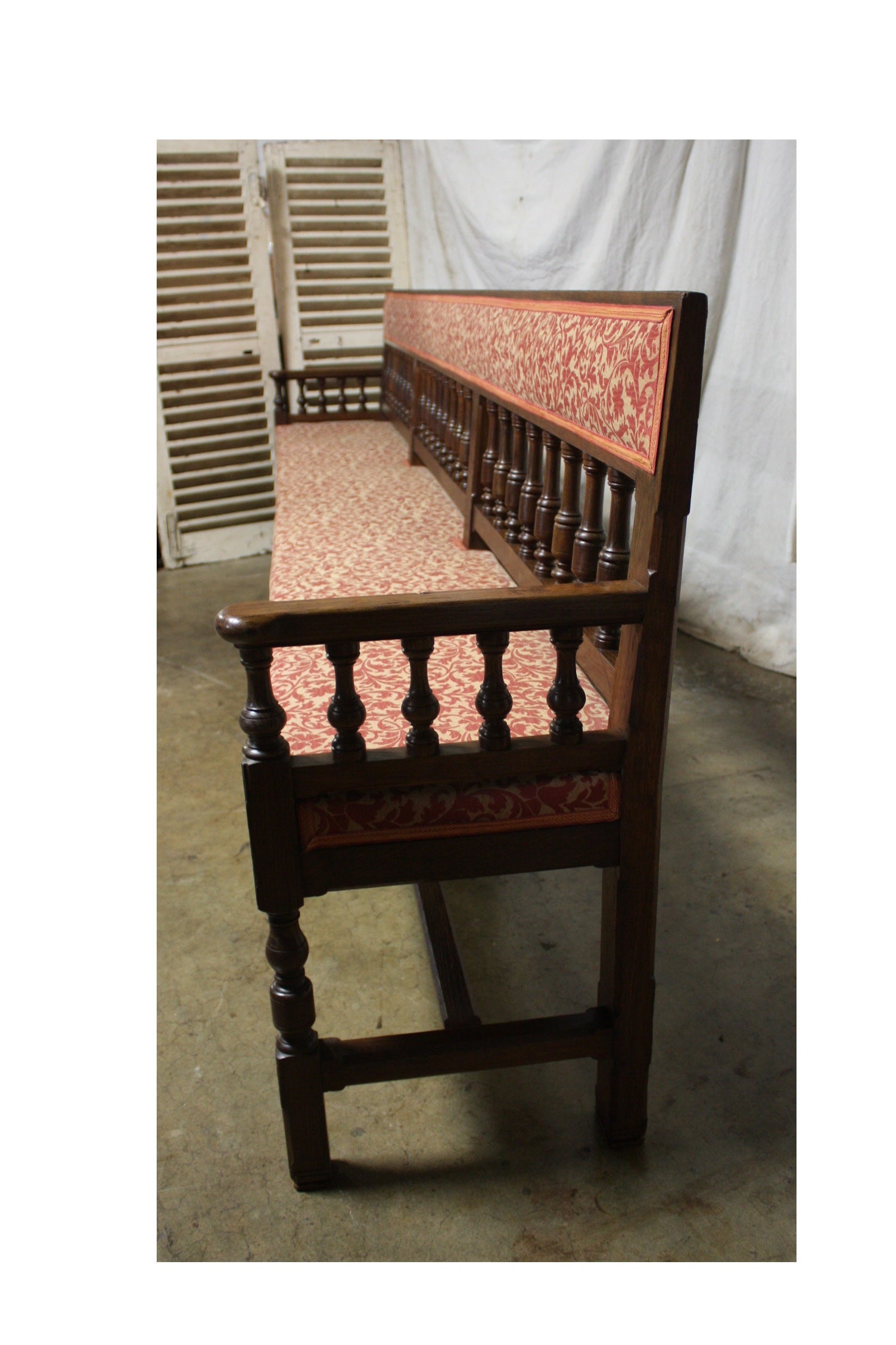 Early 19th Century French Long Bench For Sale 5