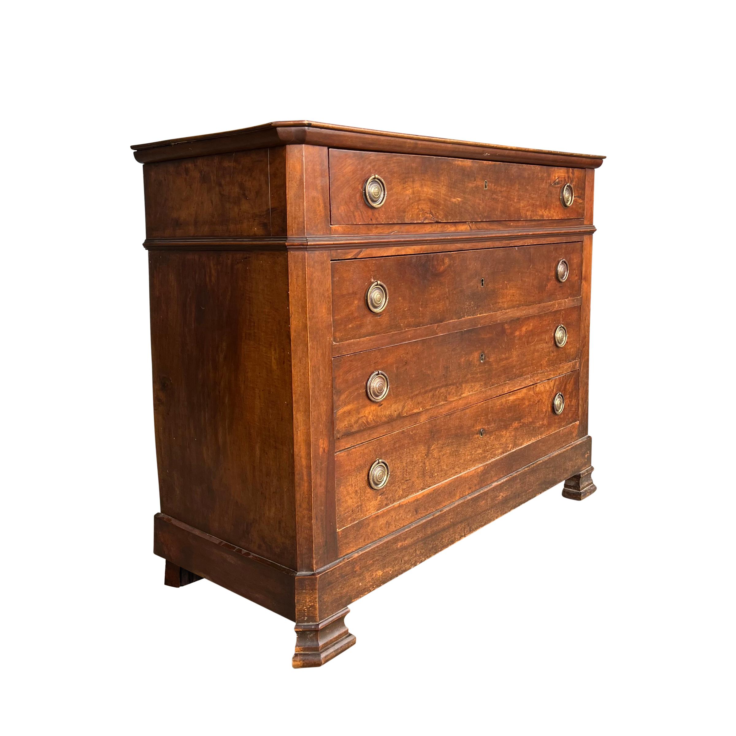 Mid-19th Century Early 19th Century French Louis Philippe Chest of Drawers