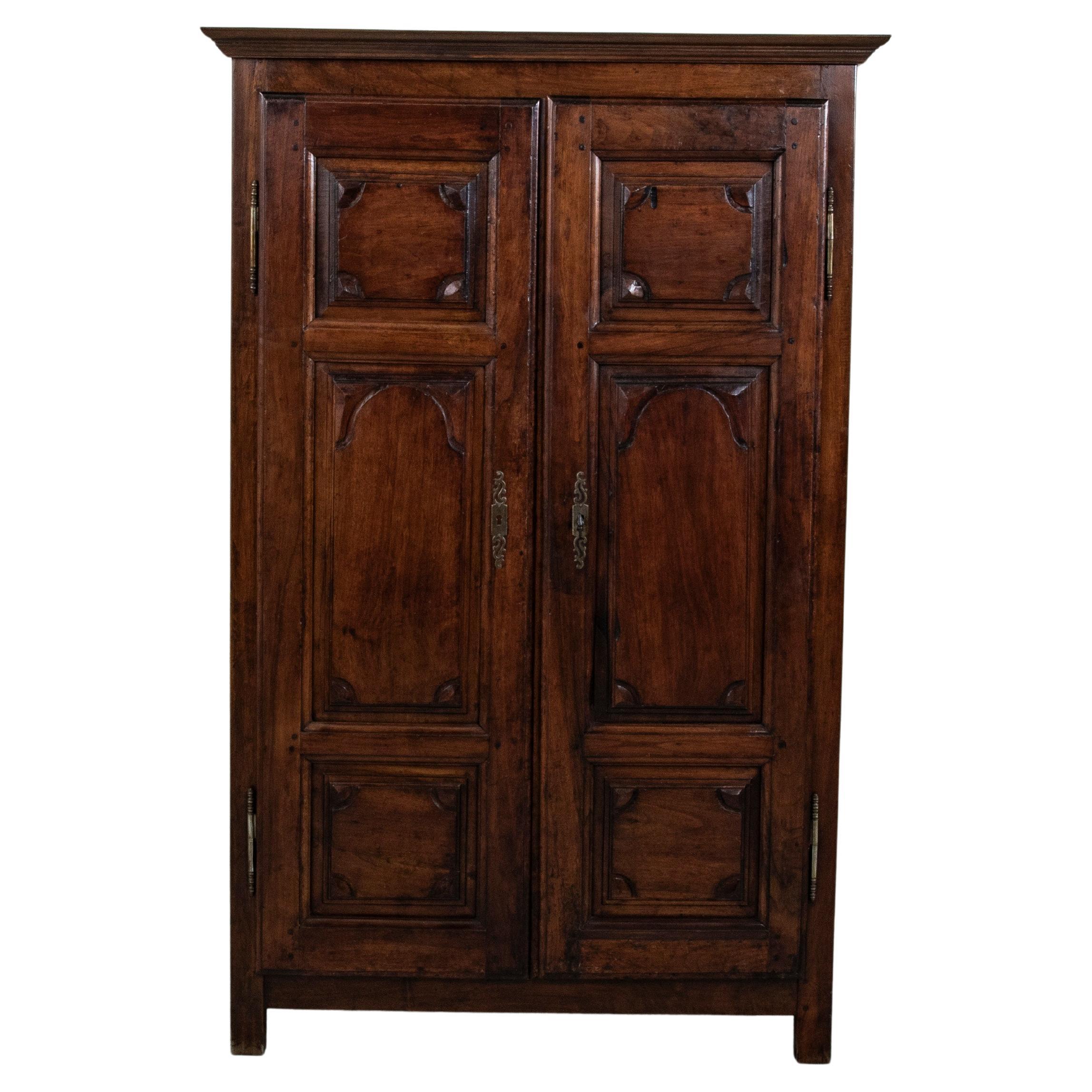 Early 19th Century French Louis XIV Style Walnut Armoirette or Wardrobe
