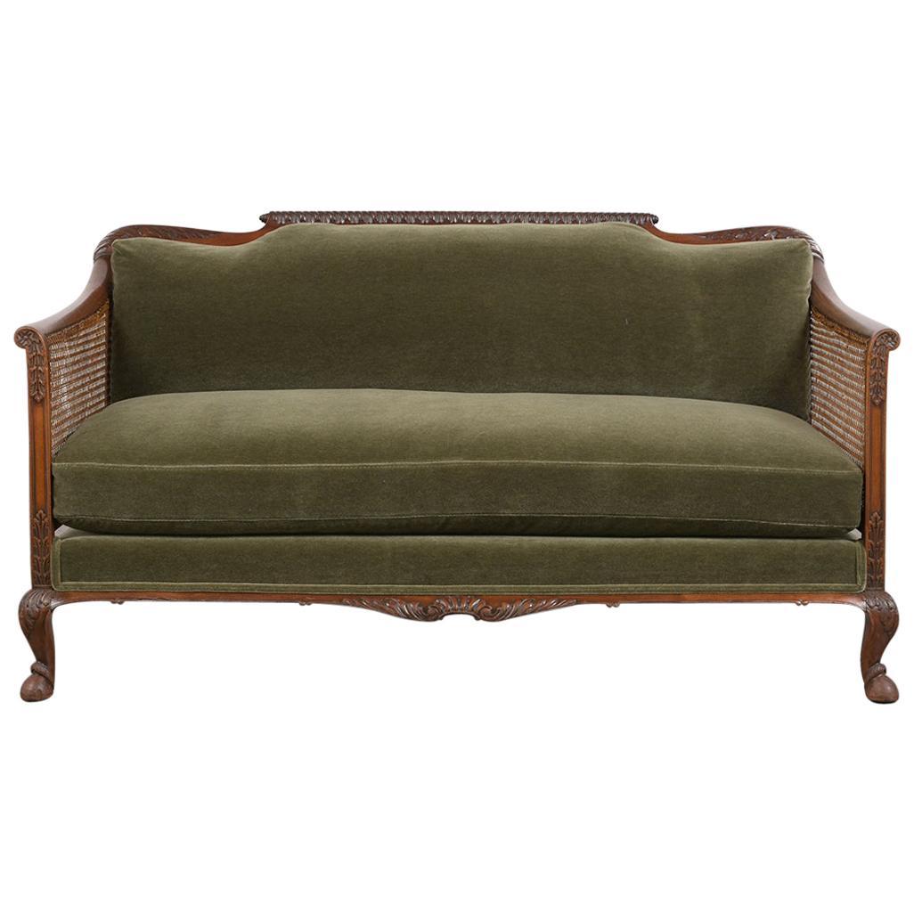 Early 19th Century French Louis XIV Walnut Sofa