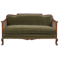 Antique Early 19th Century French Louis XIV Walnut Sofa