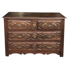 18th Century Country French Louis XIV Walnut Commode