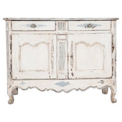 Early 19th Century French Louis XV Style Painted Buffet