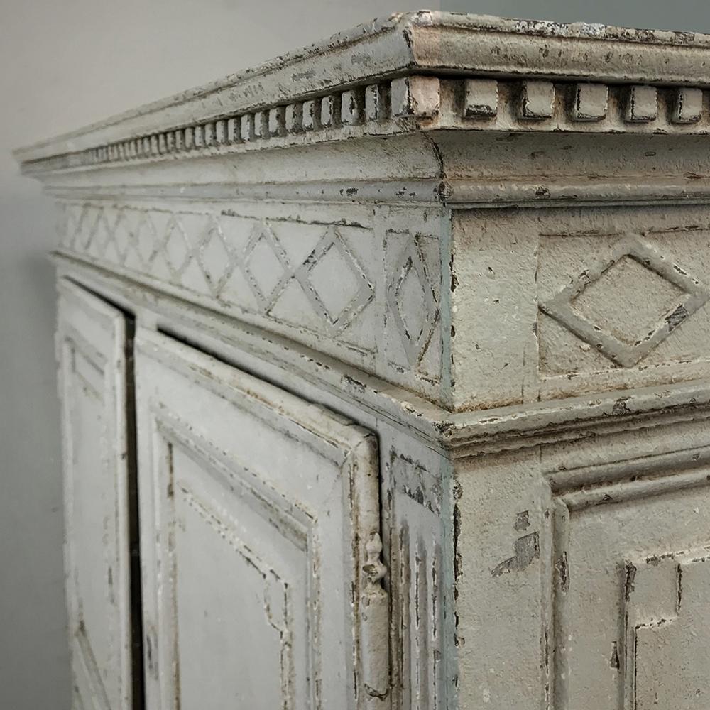 Early 19th Century French Louis XVI Painted Cabinet 5