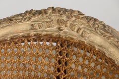 Frühes 19. Jahrhundert Französisch Louis XVI gemalt Cane Esszimmerstühle, Satz von 10
