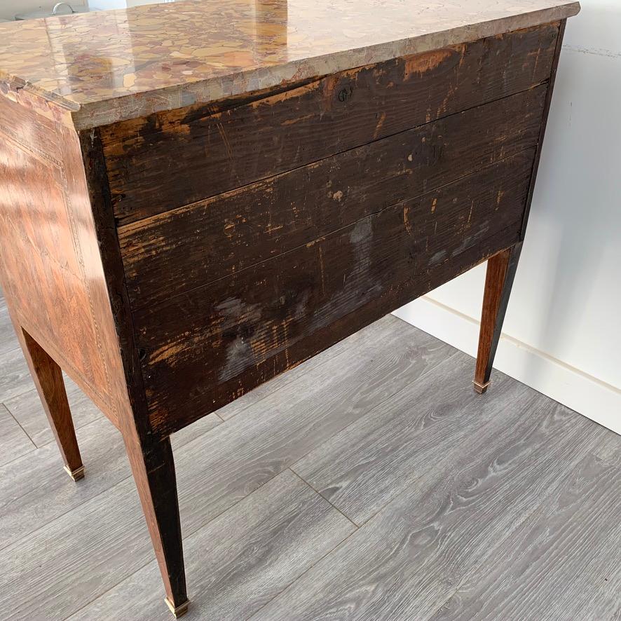 Early 19th Century French Louis XVI Period Commode with Original Marble Top 9