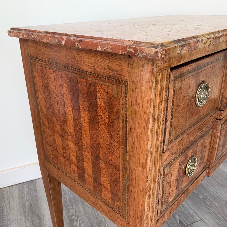 Early 19th Century French Louis XVI Period Commode with Original Marble Top 10