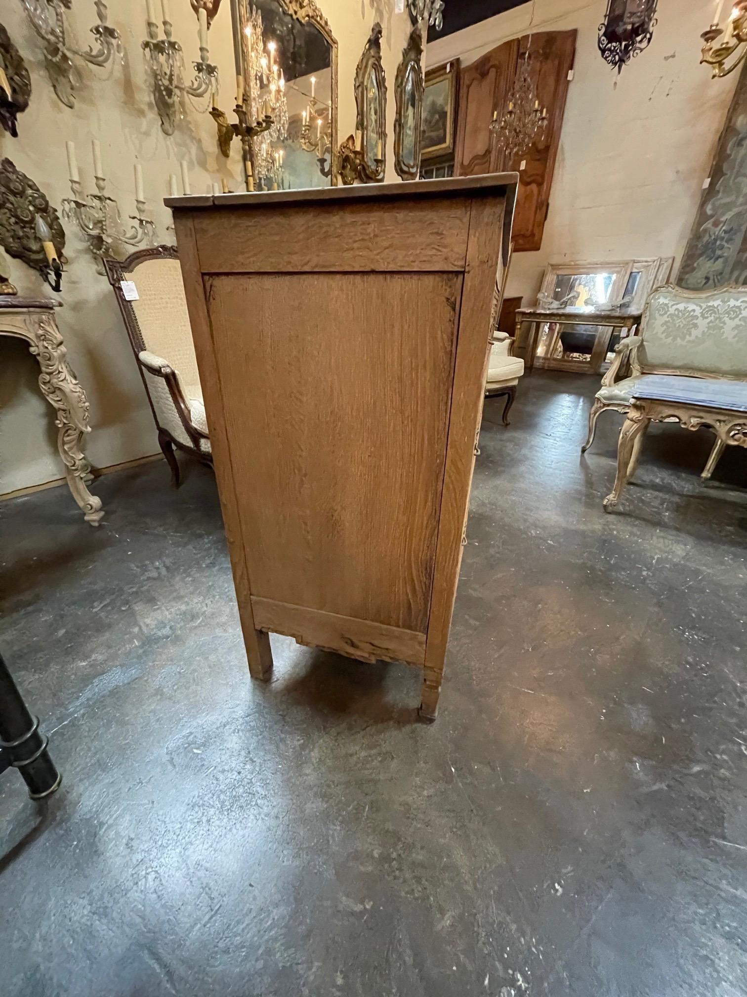 Early 19th Century French Louis XVI Style Bleached Commode 2