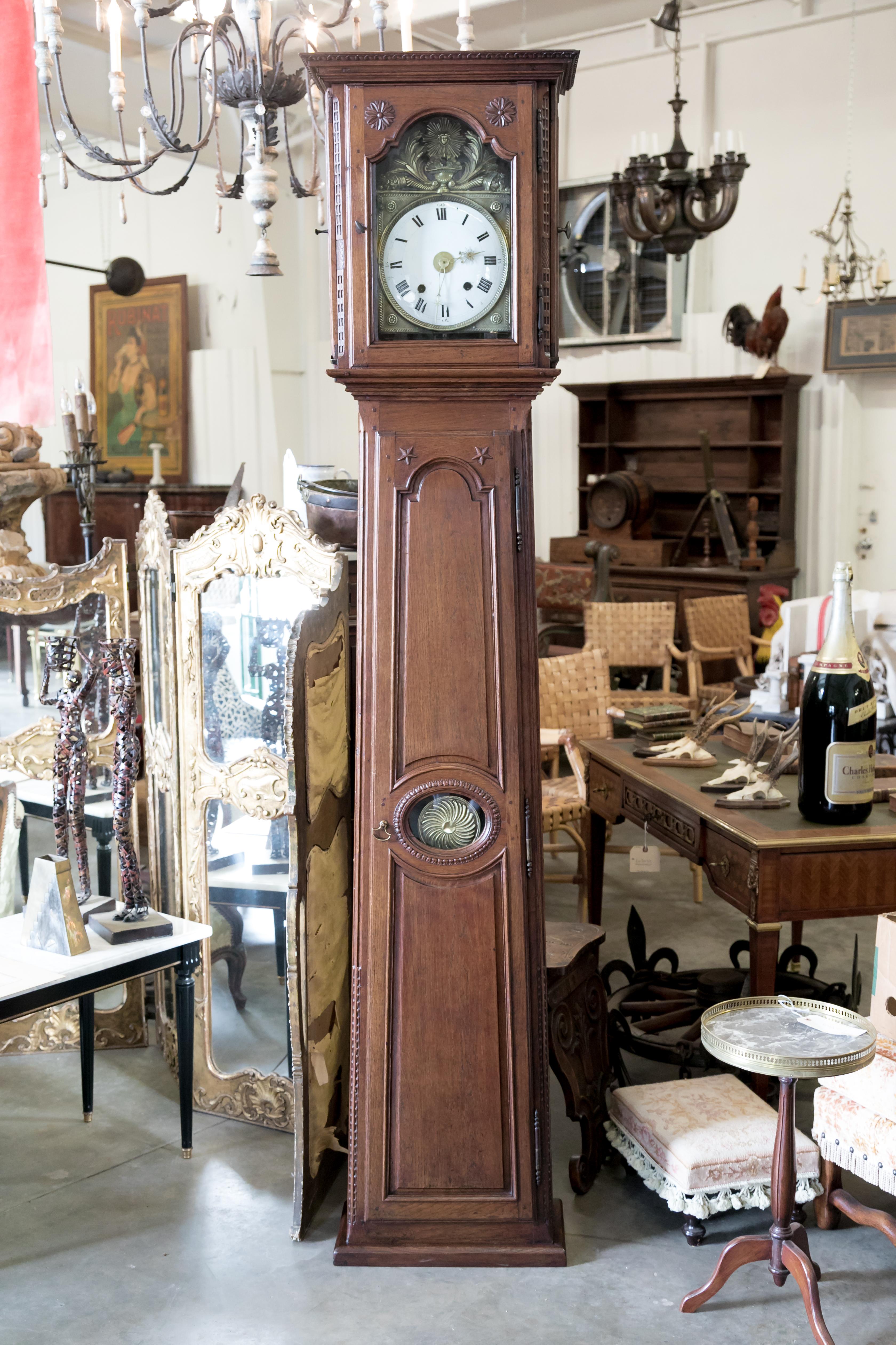Early 19th Century French Louis XVI Style Longcase Clock 9