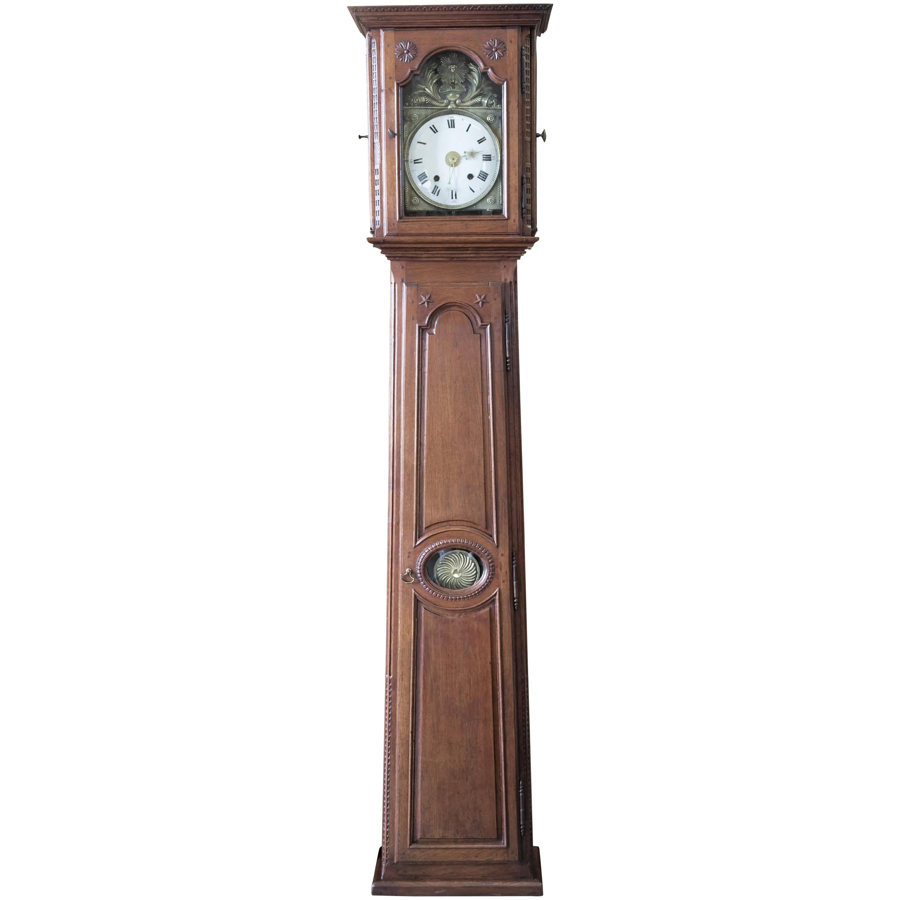 Early 19th Century French Louis XVI Style Longcase Clock