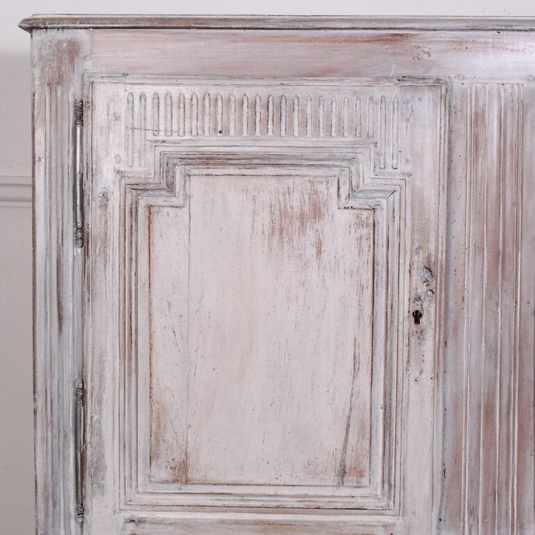 Early 19th Century French Louis XVI Style Rustic Painted Cabinet 5