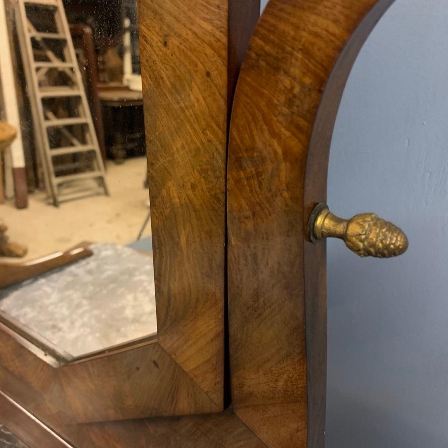 Early 19th Century French Mahogany and Marble-Top Dressing Table with a Drawer 3