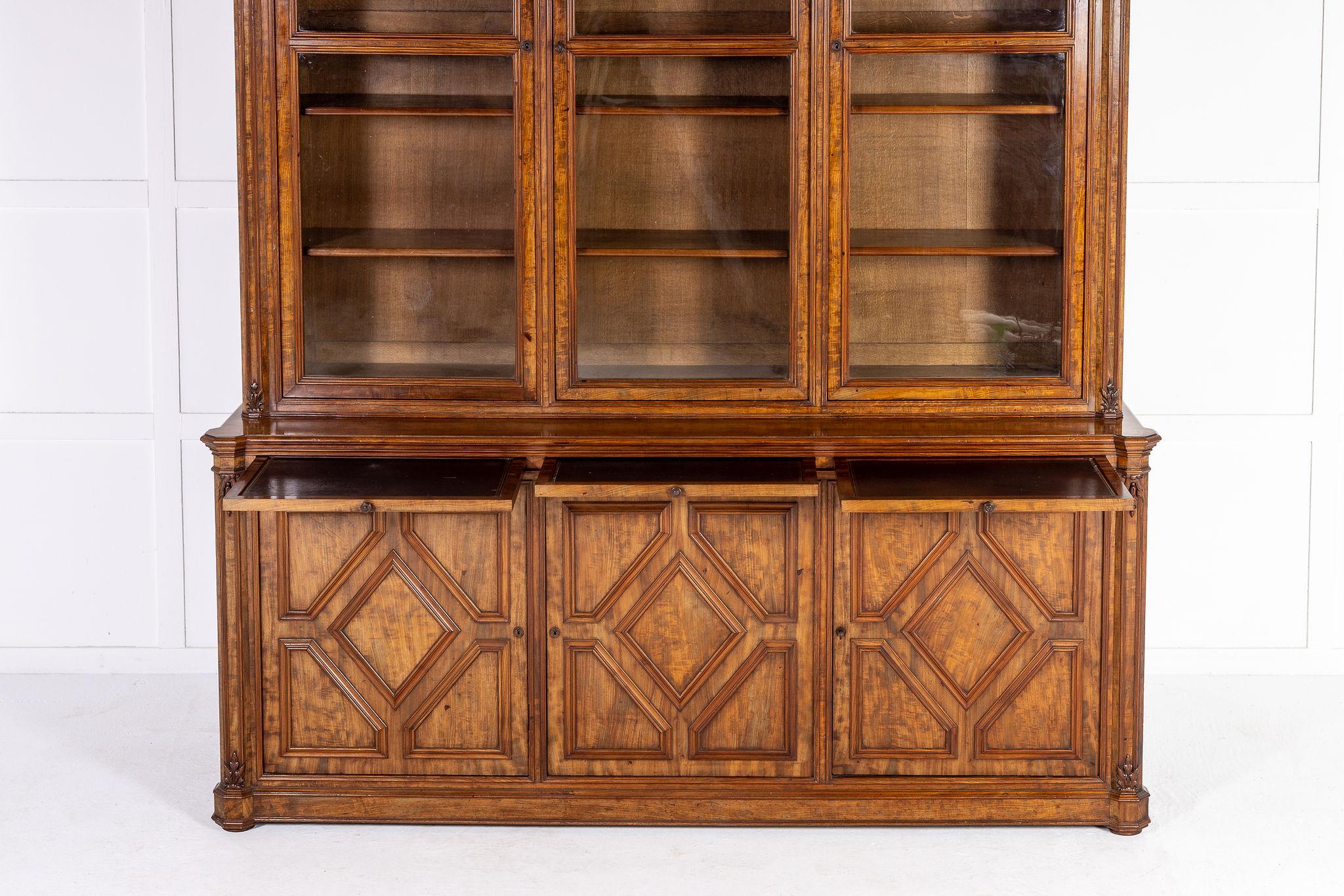 Early 19th Century French Mahogany Bookcase For Sale 4