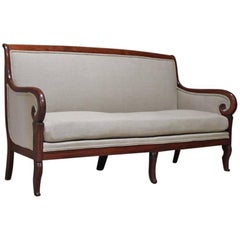 Early 19th Century French Mahogany Sofa or Bench