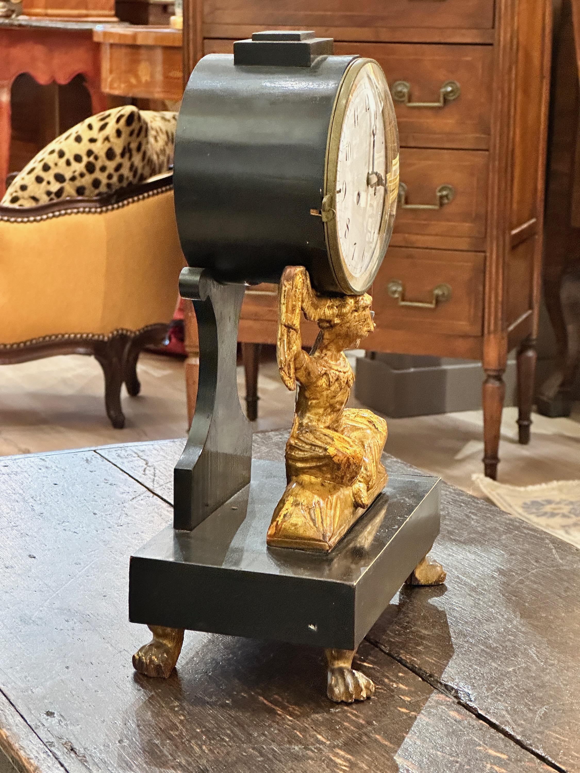 Directoire Early 19th Century French Mantle Clock
