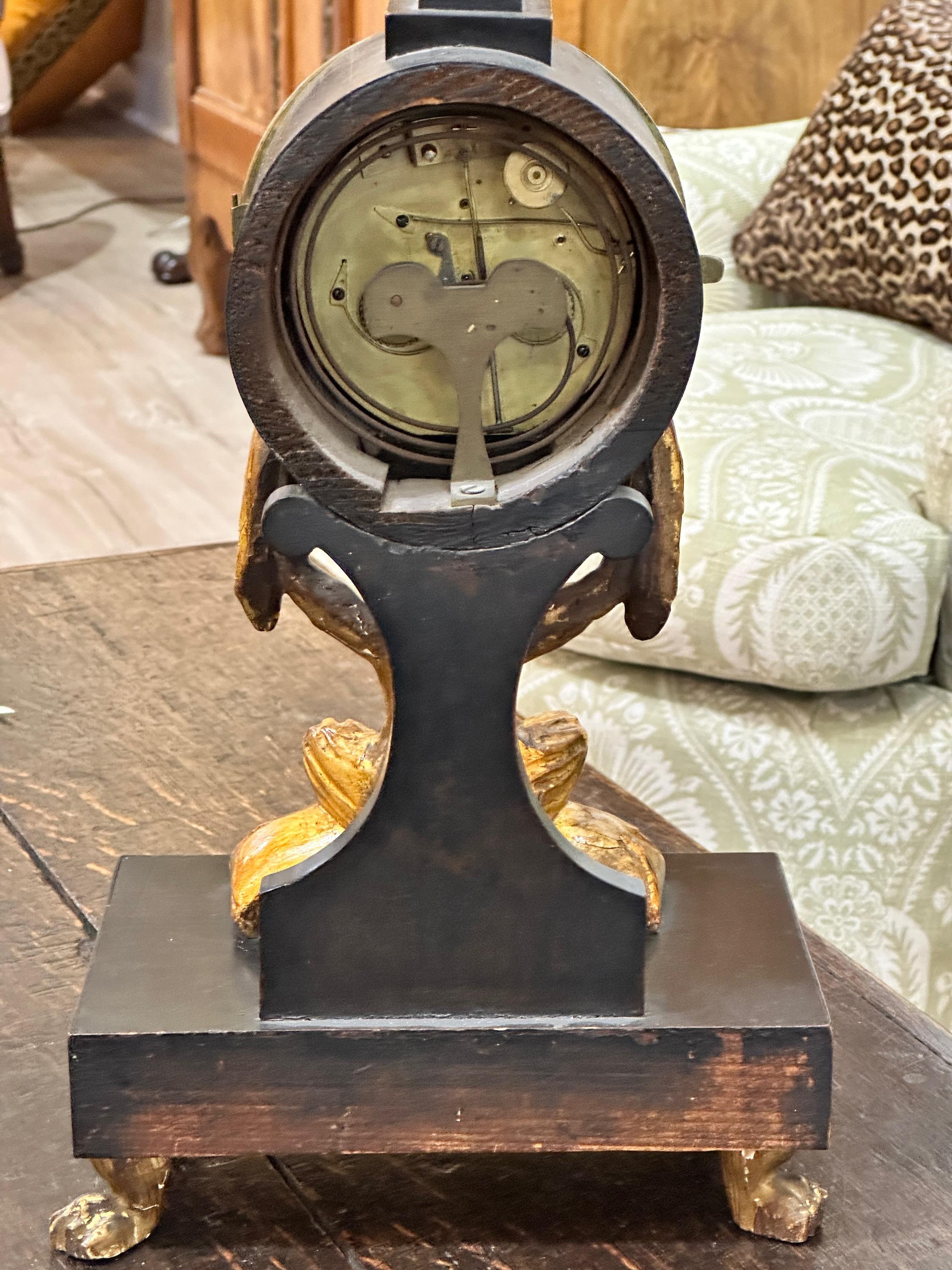 Hand-Crafted Early 19th Century French Mantle Clock