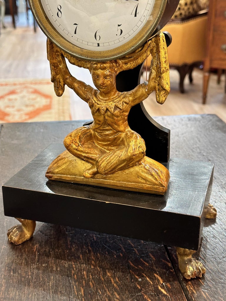 Early 19th Century French Mantle Clock For Sale at 1stDibs