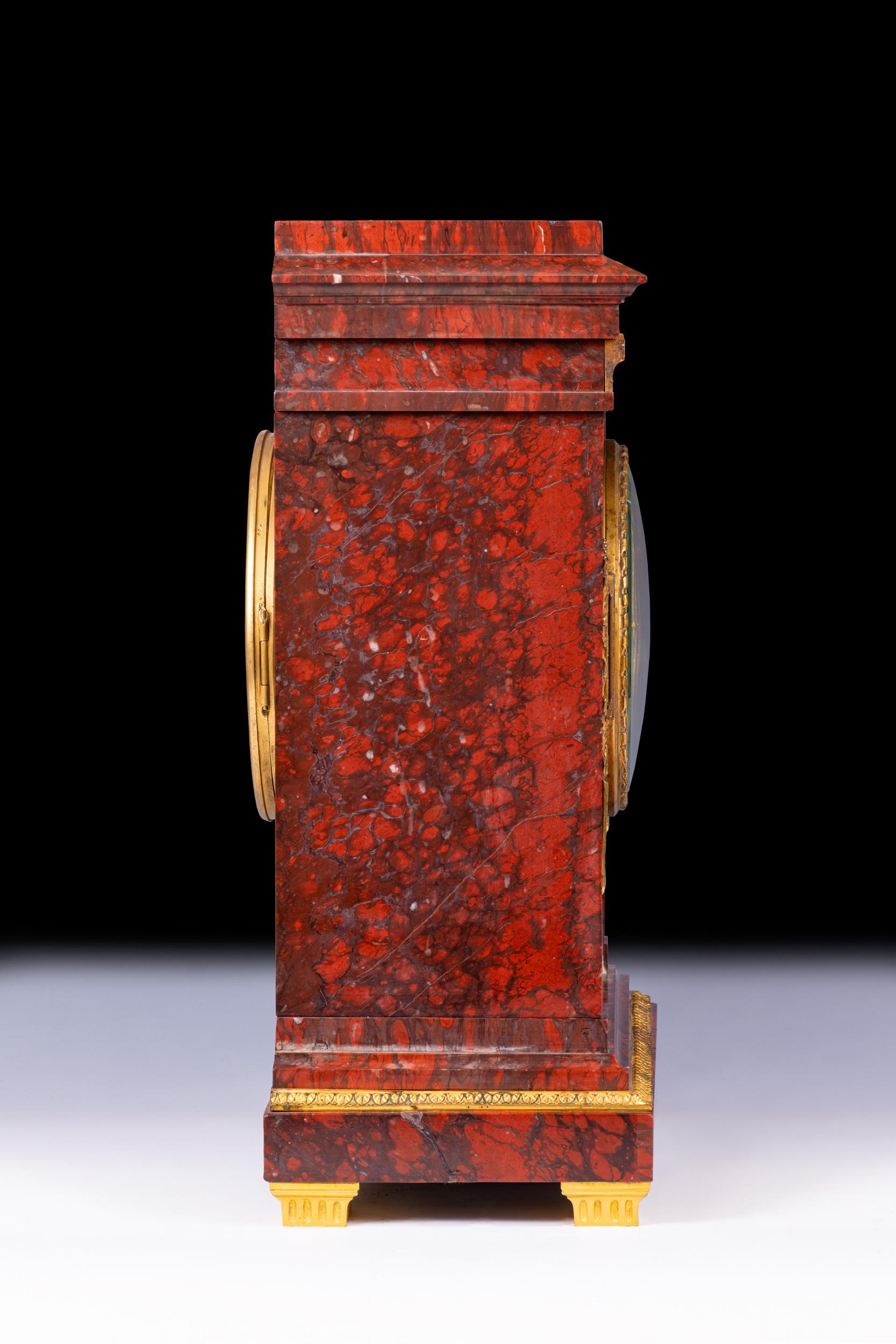 Early 19th Century French Marble Clock signed 