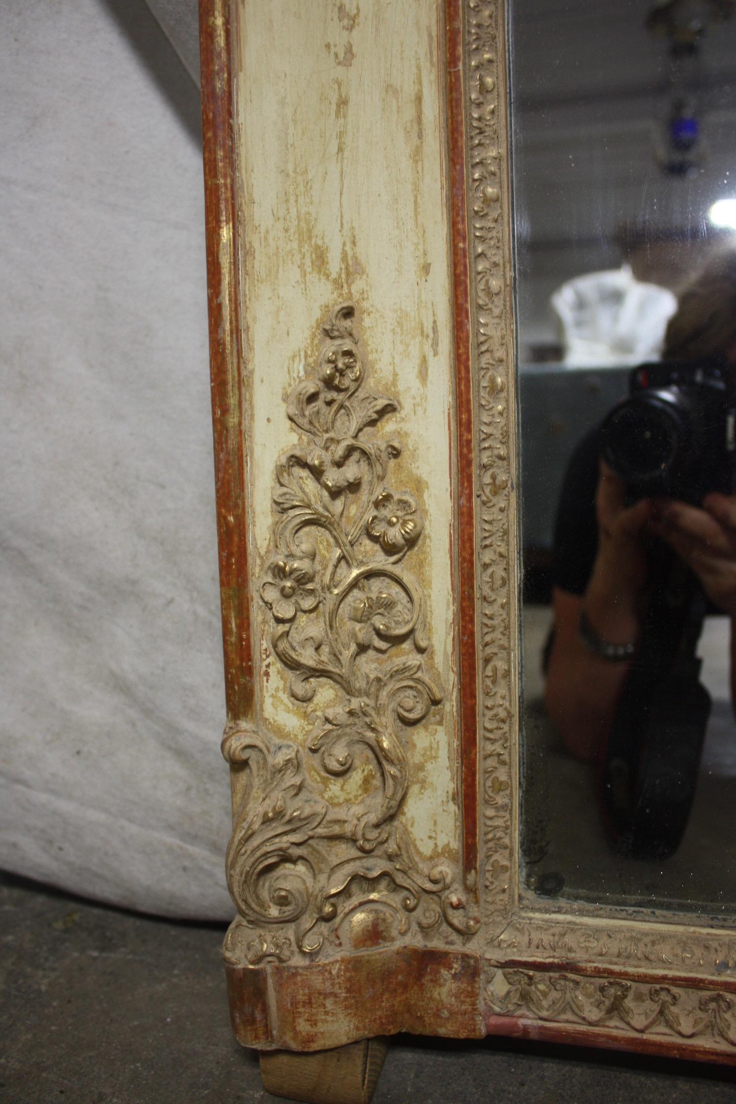 Giltwood Early 19th Century French Mirror For Sale