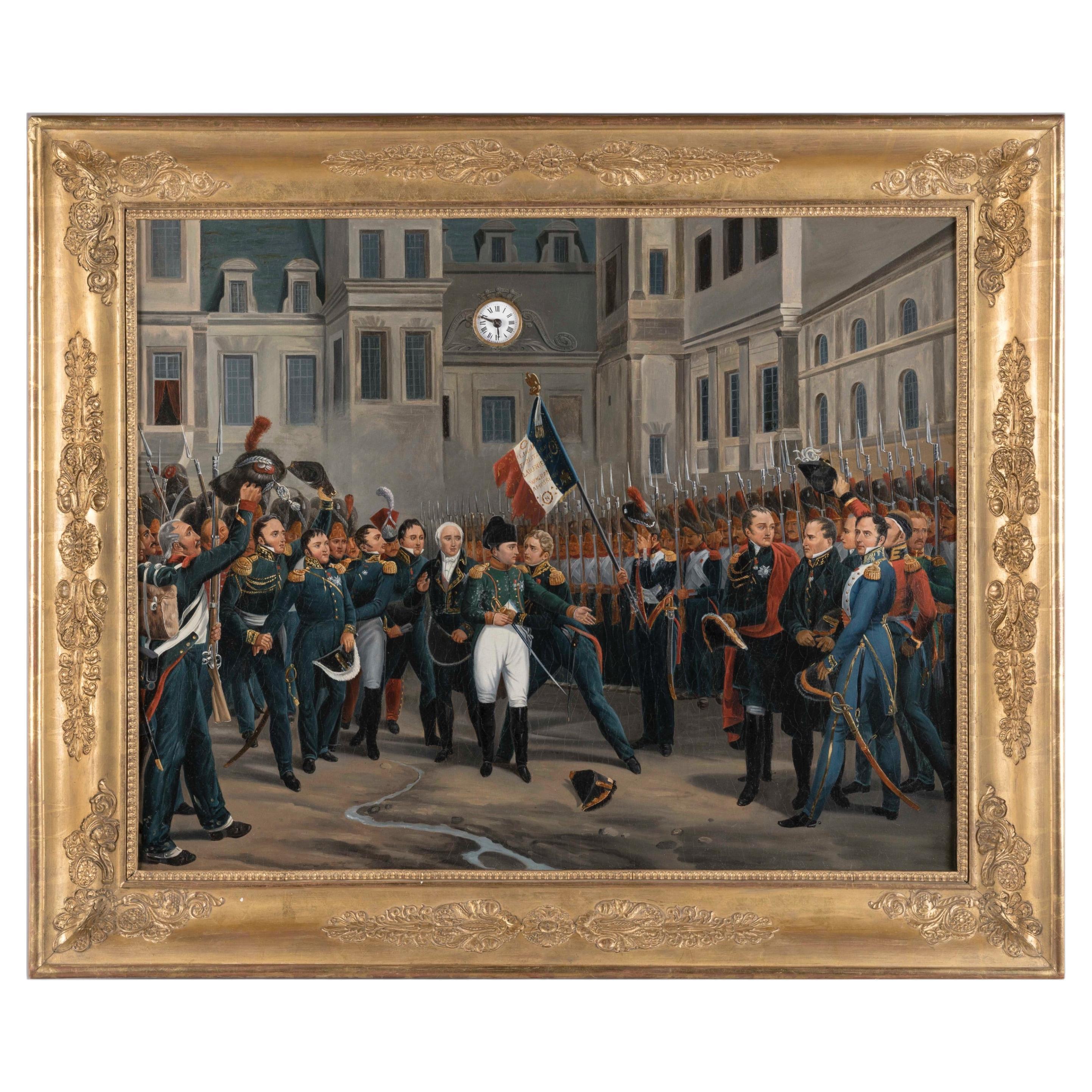 Orologio musicale francese dell'inizio del XIX secolo raffigurante Napoleone I